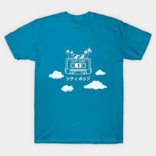 City Pop Summer theme [Blue] T-Shirt